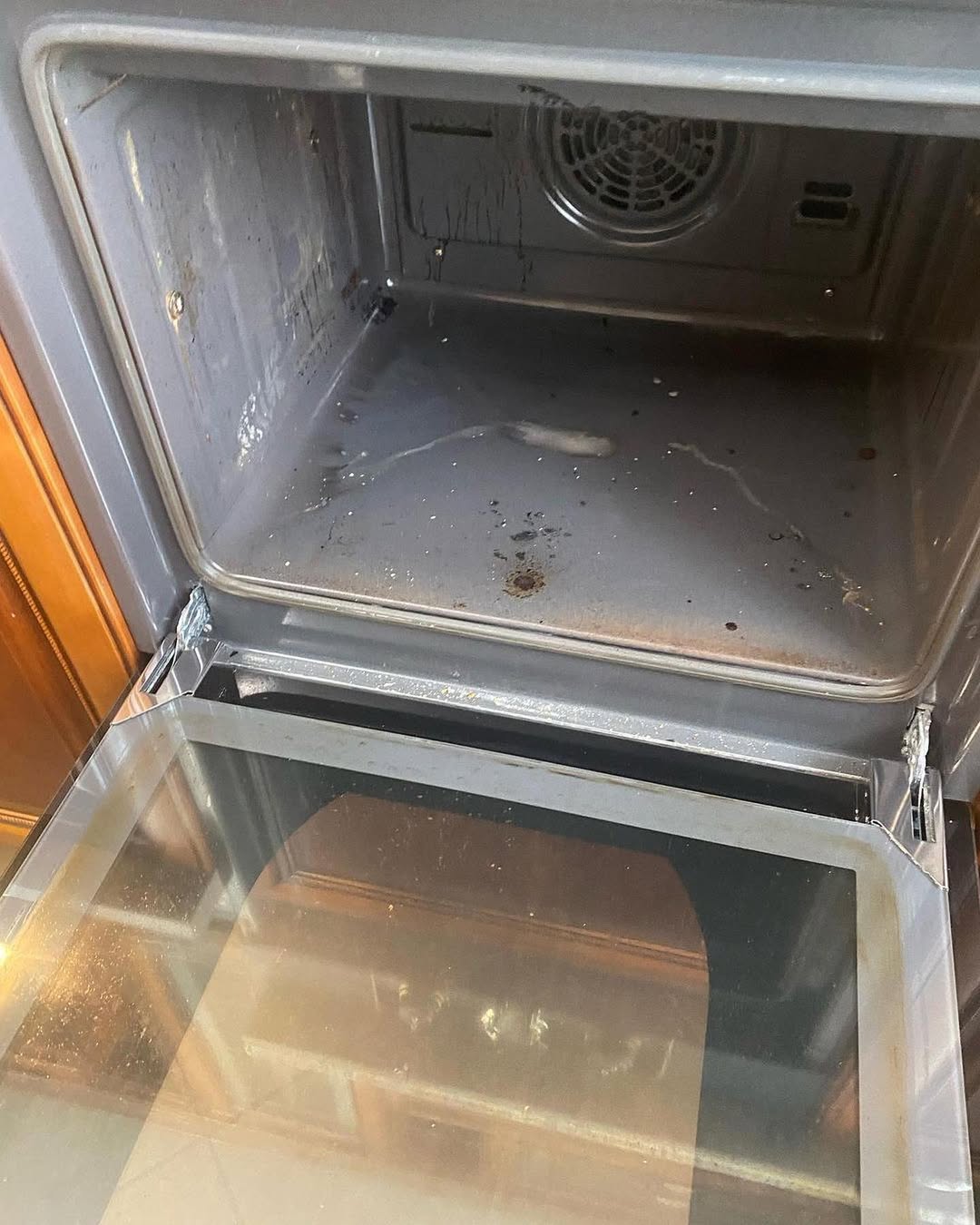 После уборки